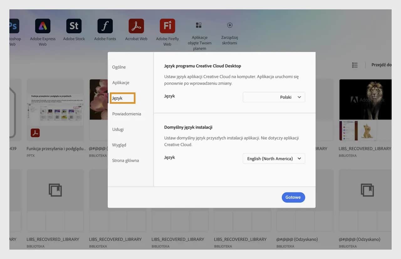 Zmiana języka w Photoshopie: Poradnik Creative Cloud i triki